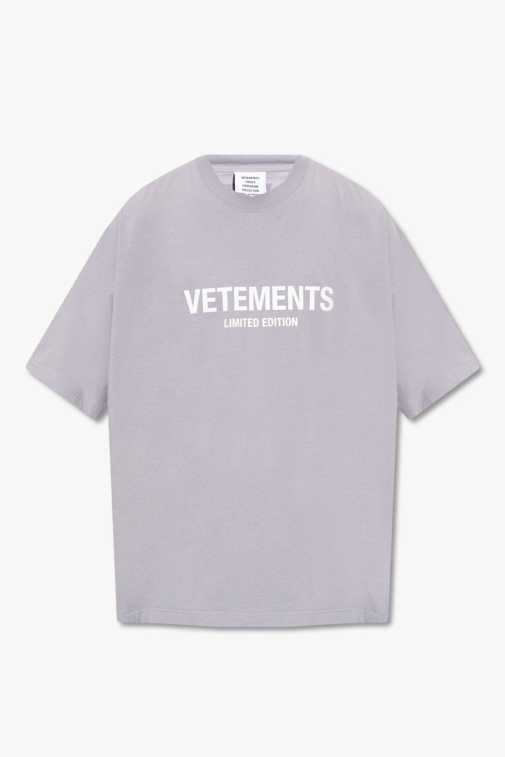 Purple T-shirt with logo VETEMENTS - Vitkac Canada